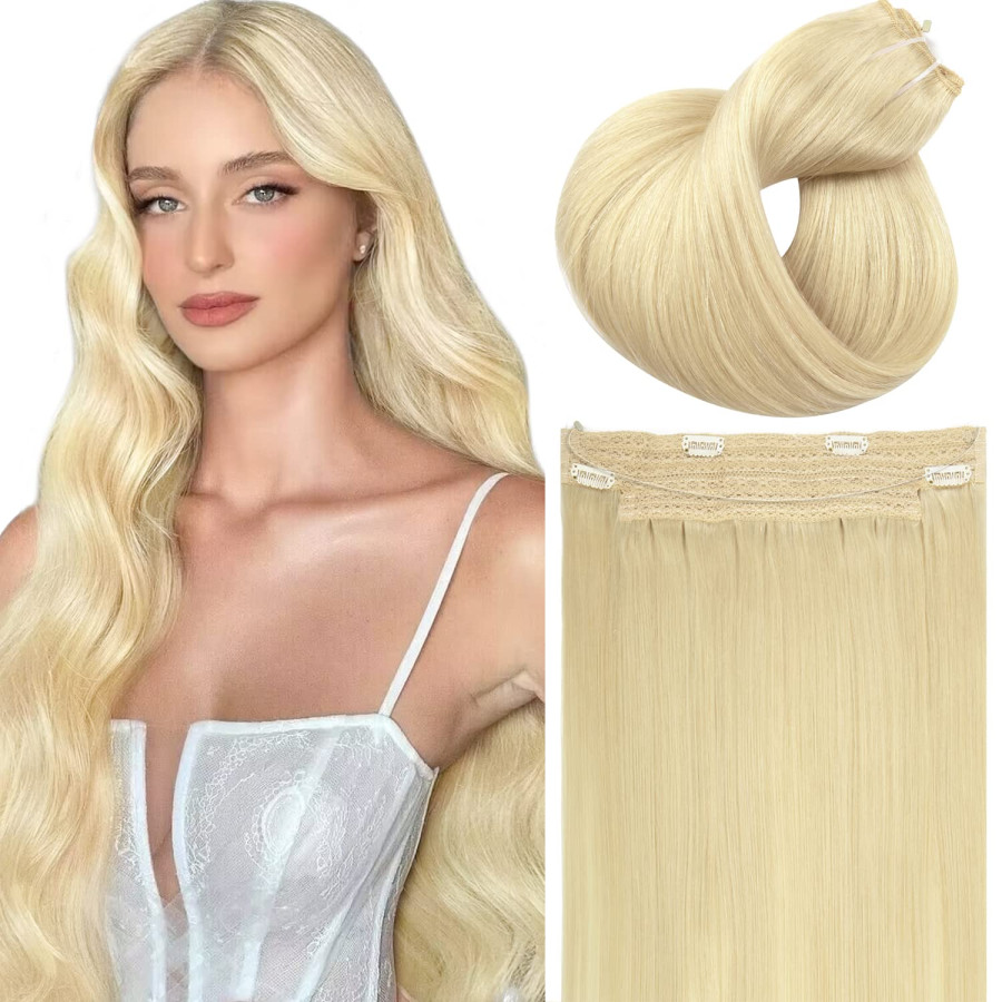 Trese de Par Ondulat Blond Deschis